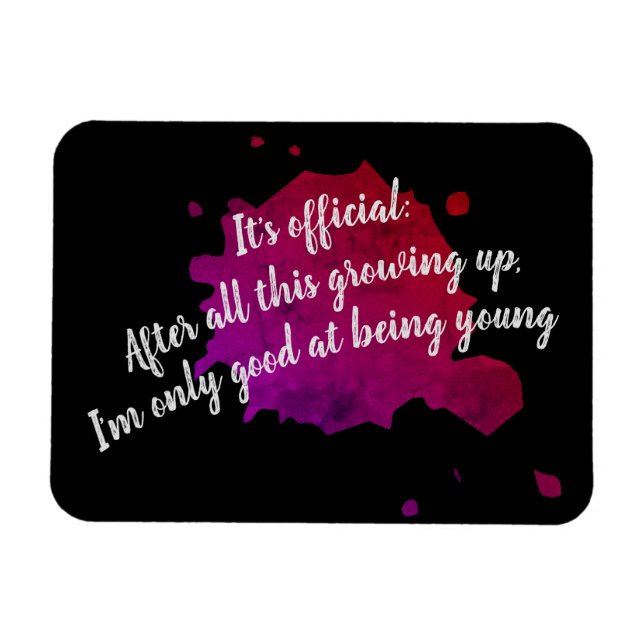 Ímã Apenas bom em ser jovem (Horizontal)