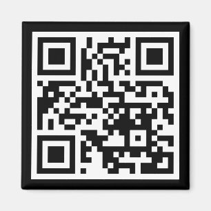 Imã Apenas Código QR Magnético Quadrado