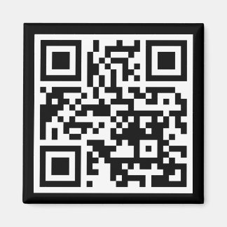 Imã Apenas Código QR Magnético Quadrado