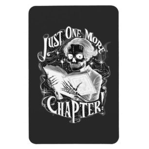 Ímã Apenas Mais Um Capítulo Skeleton Reader Engraçado