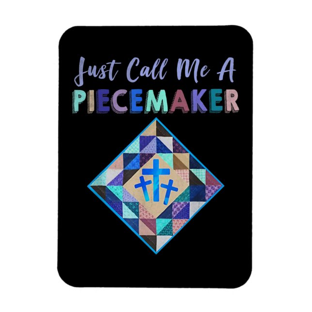 Ímã Apenas Me Chame De Um Filtro De Cores De Piecemake (Vertical)