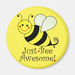 Imã Apenas o amarelo impressionante da abelha Bumble a