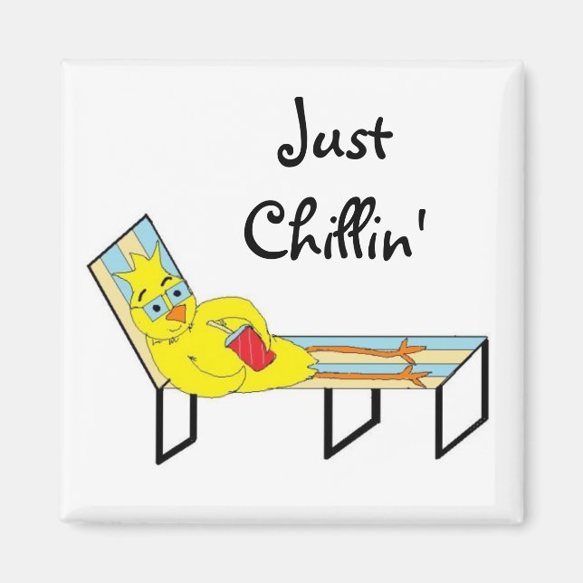 Imã Apenas Relaxando Frango (Frente)