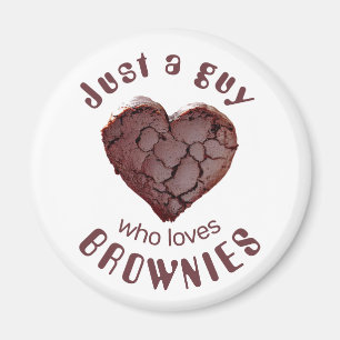 Imã Apenas um cara que ama ímã de brownies