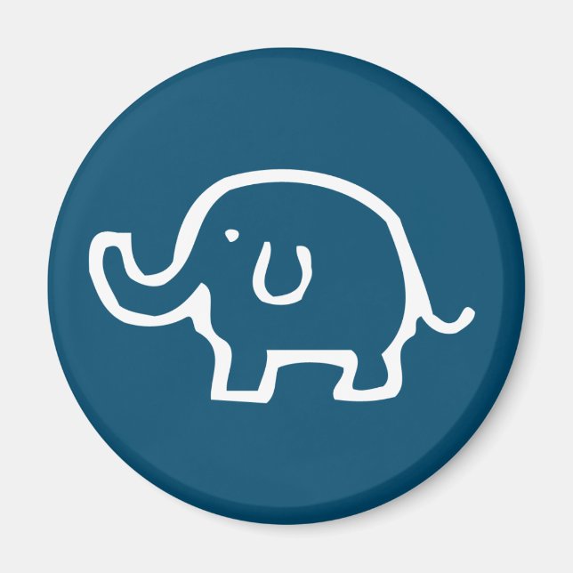 Imã Apenas um Elefante Branco (Frente)