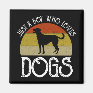 Imã Apenas um garoto que ama cachorros