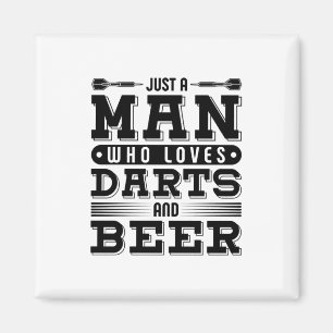 Imã Apenas Um Homem Que Ama Dardos E Cerveja
