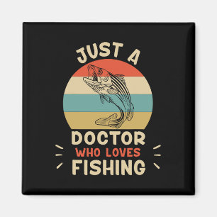 Imã Apenas Um Médico Ama Camisa De Pesca Camisa De Pes