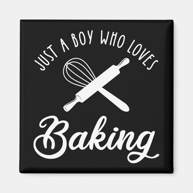 Imã Apenas Um Menino Que Adora Baking (Frente)
