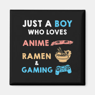 Imã Apenas Um Menino Que Ama Anime Ramen E Jogo Divert