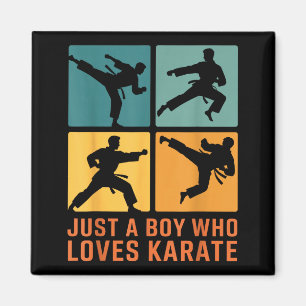 Imã Apenas um menino que ama Karate Artes Marciais Kar