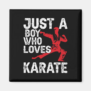 Imã Apenas Um Menino Que Ama Karate Engraçado Dizendo