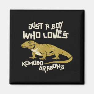 Imã Apenas Um Menino Que Ama Os Dragões Komodo
