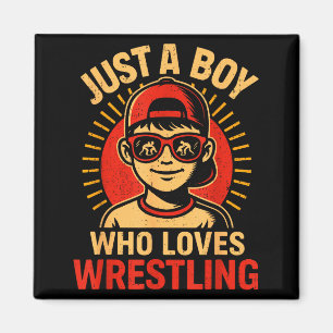 Imã Apenas um menino que ama wrestling Lutador engraça