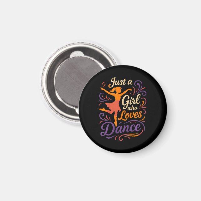 Imã Apenas um que ama dançar Dança (Front/Back)