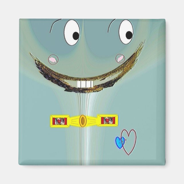 Imã "Apenas uma aparência e você está viciado" 2 poleg (Frente)