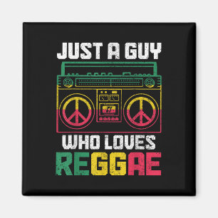 Imã Apenas Uma Cara Que Adora Reggae Music Jamaica Vin