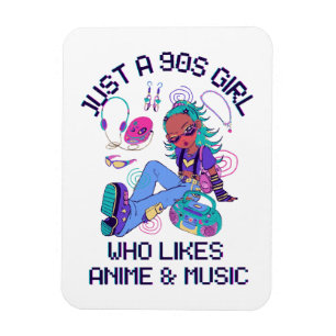 Ímã Apenas uma garota dos anos 90 que gosta de música