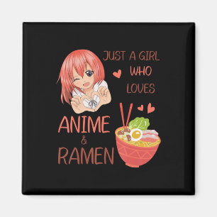 Imã Apenas uma garota que ama Anime e Ramen Japan Anim
