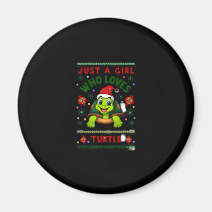 Imã Apenas Uma Garota Que Ama Camisa De Natal Combinan