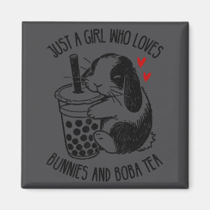 Imã Apenas Uma Garota Que Ama Coelhos E Chá Boba Holan