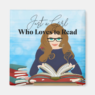 Imã Apenas uma garota que ama ler