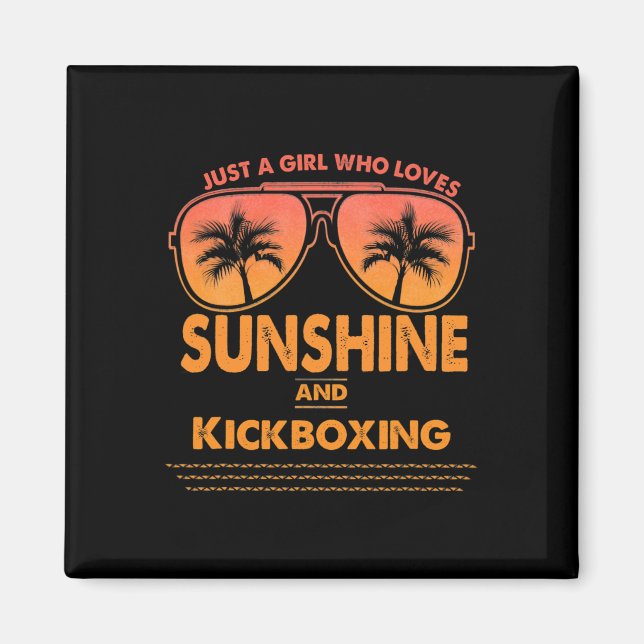 Imã Apenas Uma Garota Que Ama Luz Do Sol E Kickboxing  (Frente)