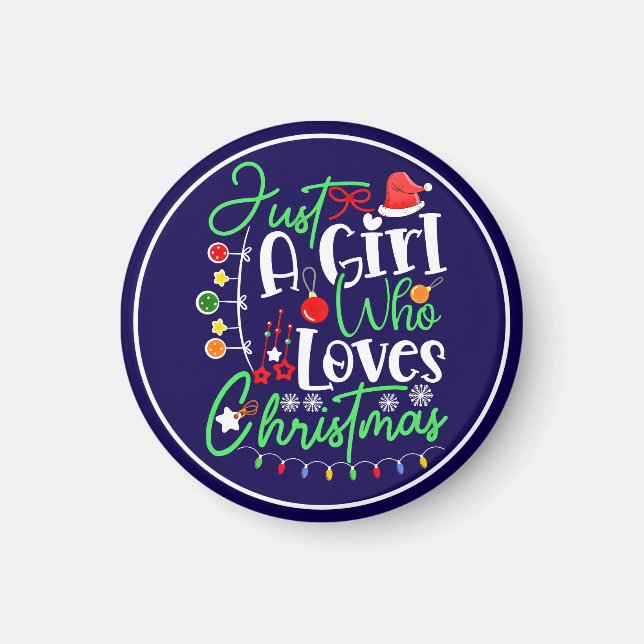 Imã Apenas Uma Garota Que Ama O Natal (Frente)