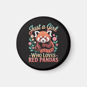 Imã Apenas Uma Garota Que Ama Pandas Vermelhos