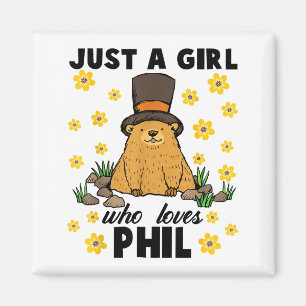 Imã Apenas Uma Garota Que Ama Phil Dia Da Marmota Mulh
