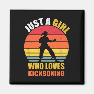 Imã Apenas Uma Garota Que Ama Presentes de Kickboxing