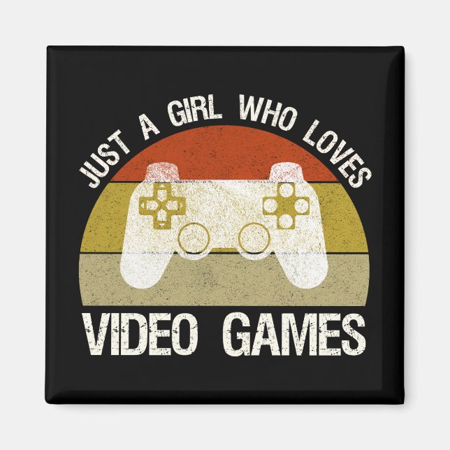 Imã Apenas Uma Garota Que Ama Video Games (Frente)