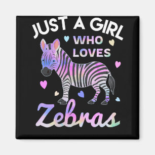 Imã apenas uma garota que ama zebras