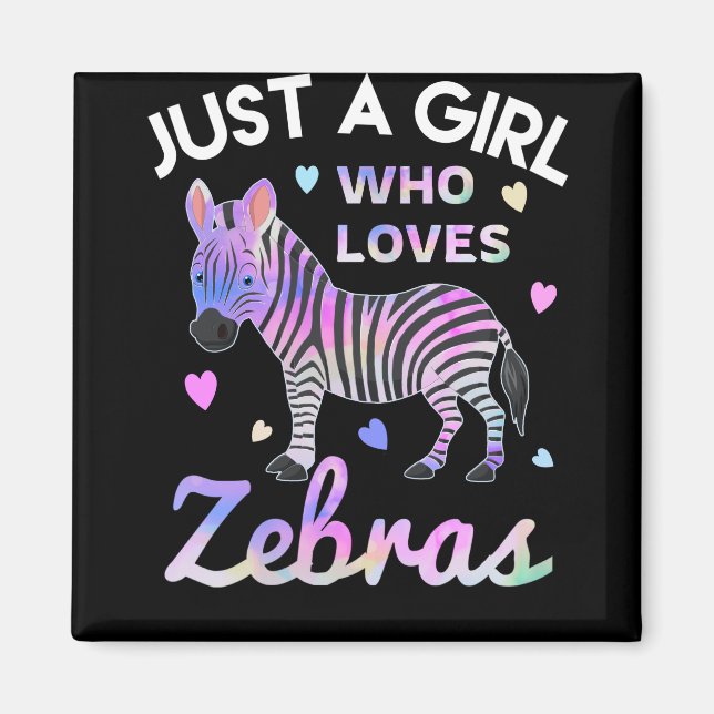 Imã apenas uma garota que ama zebras (Frente)