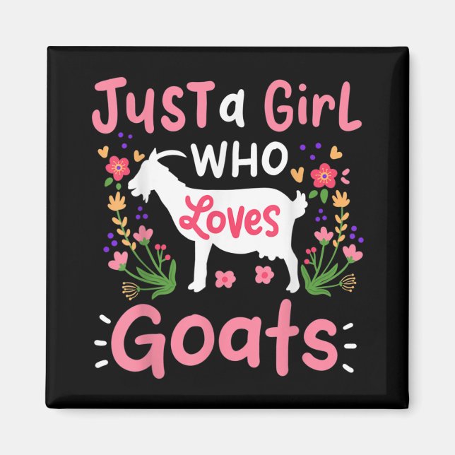 Imã Apenas Uma Menina Que Adora Cabras (Frente)
