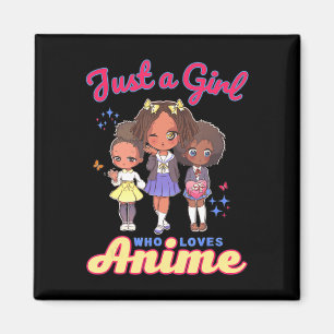 Imã Apenas Uma Menina Que Ama Anime Kawaii African Ame