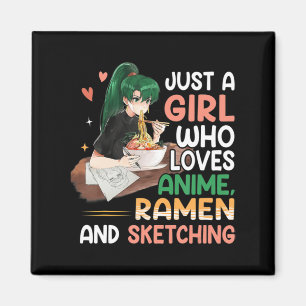 Imã Apenas Uma Menina Que Ama Anime Ramen E Esbofetean