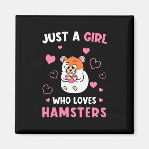 Imã Apenas Uma Menina Que Ama Os Meus Hamsters