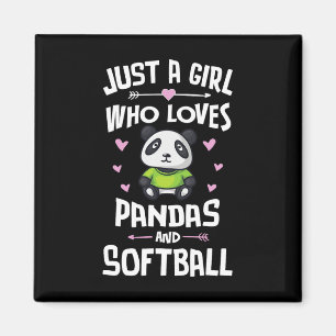 Imã Apenas Uma Menina Que Ama Pandas E Presente Softll