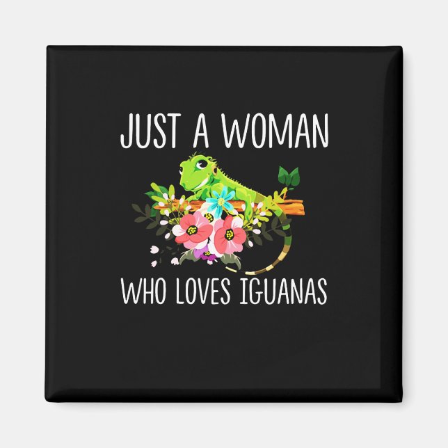Imã Apenas uma mulher que ama Iguanas (Frente)