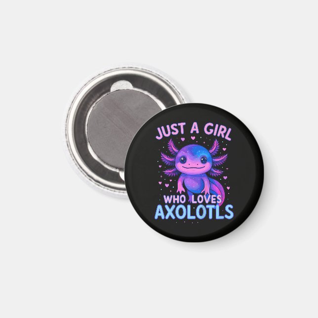 Imã Apenas Uma Que Ama Axolotes (Front/Back)