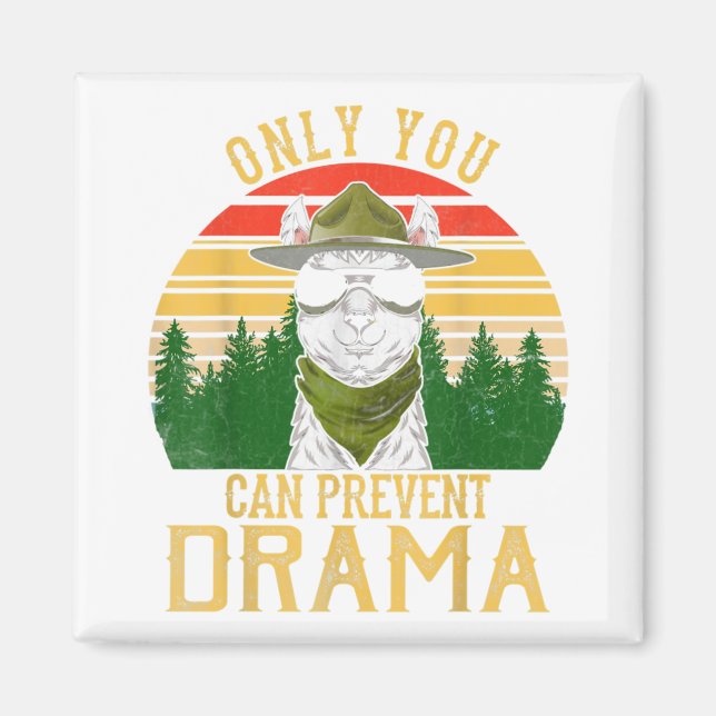 Imã Apenas Você Pode Impedir O Drama Llama Acampando V (Frente)