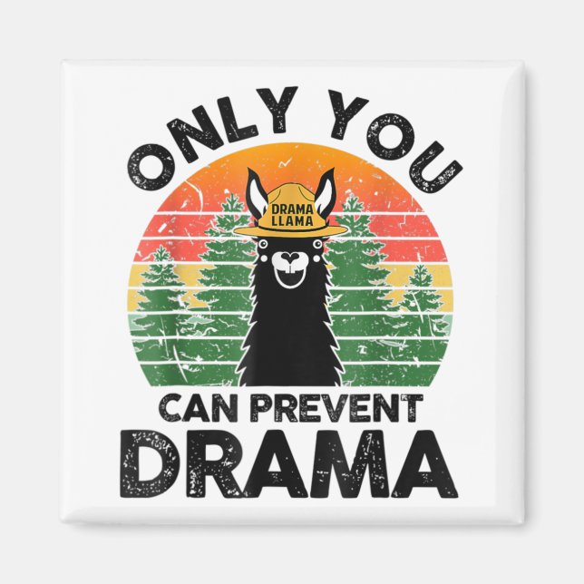 Imã Apenas Você Pode Impedir O Drama Llama Acampando V (Frente)