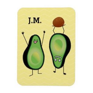 Ímã aplausos engraçada do Avocado fica verde