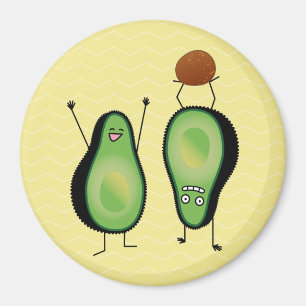 Imã aplausos engraçada do Avocado fica verde