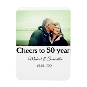 Ímã aplausos para o aniversário de 50 anos adicionar n