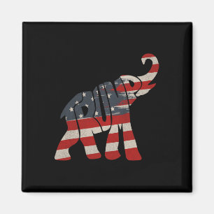 Imã Apoiador do Trump 2024 Elefante Republicano Trump