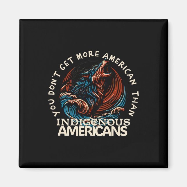 Imã Apoiar os Nativos Americanos  (Frente)