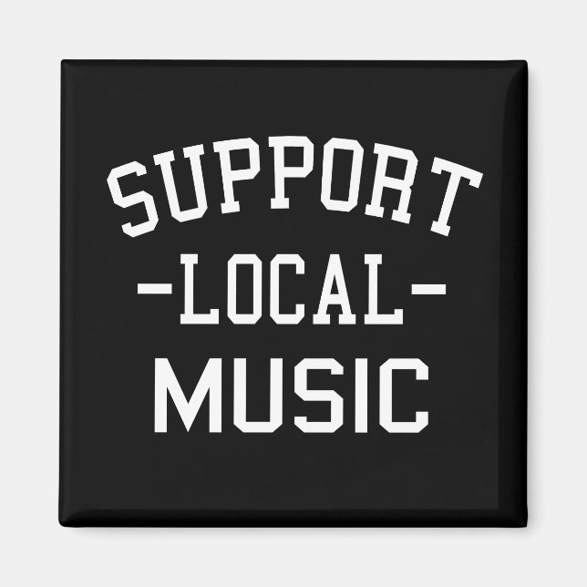 Imã Apoie a Música Local (Frente)