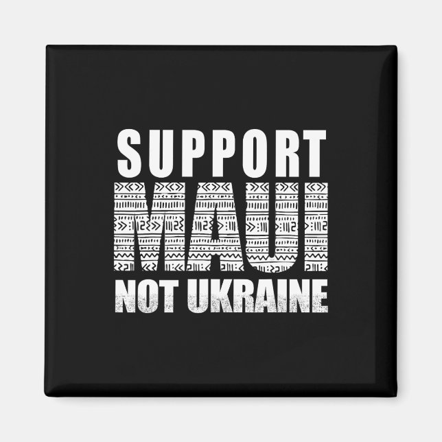 Imã Apoie Maui Não a Ucrânia (Frente)